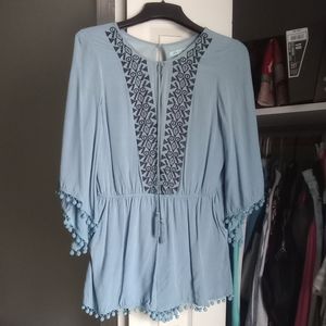 Blue romper